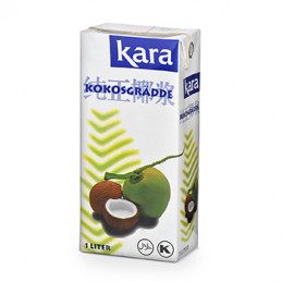 Kokosgrädde 24% UHT, 1L Kara